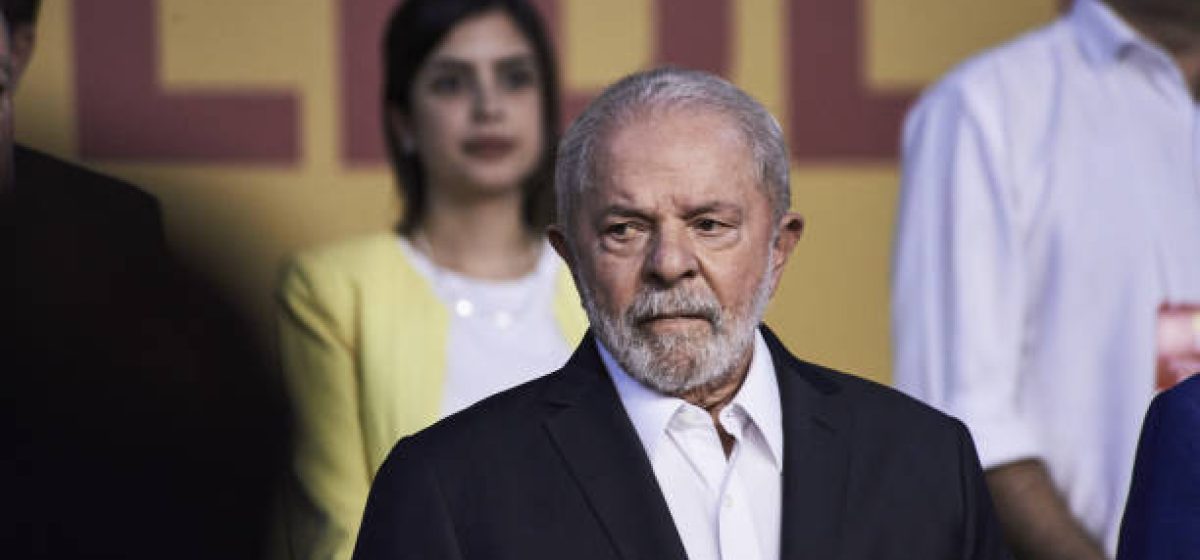 Luiz Inacio Lula da Silva, Brazil's former president, attends a campaign kick off event in Brasilia, Brazil, on Friday, July 29, 2022. Lula, who officially kicks off his campaign with a convention in Brasilia on Friday, has given his centrist running mate Geraldo Alckmin the mission to build bridges with rural leaders. Photographer: Gustavo Minas/Bloomberg via Getty Images