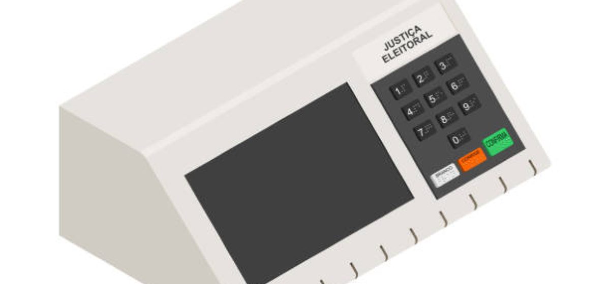 Voting machine used used in Brazil for the political elections of president, governor, mayor, federal deputy, state deputy and councilor